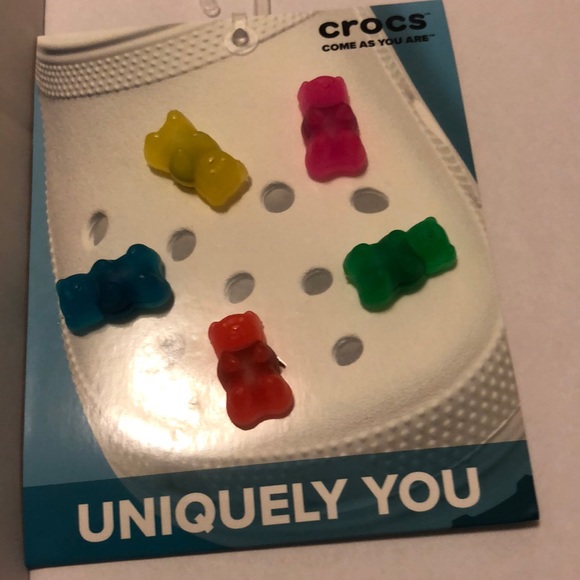 Gummy Bears JibBiTz 5 pack crocs new 3D - Picture 2 of 8
